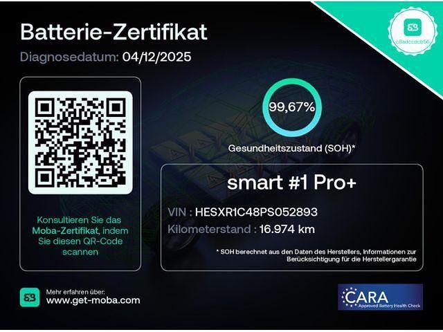 Gebraucht Smart #1 Edition #1 200 kW (272 PS) 2024 Schwarz (smart meta black metallic (schwarz)) SUV