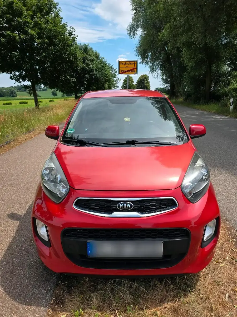 Gebraucht Kia Picanto 70 PS (51 kW) 2015 Rot Kleinwagen