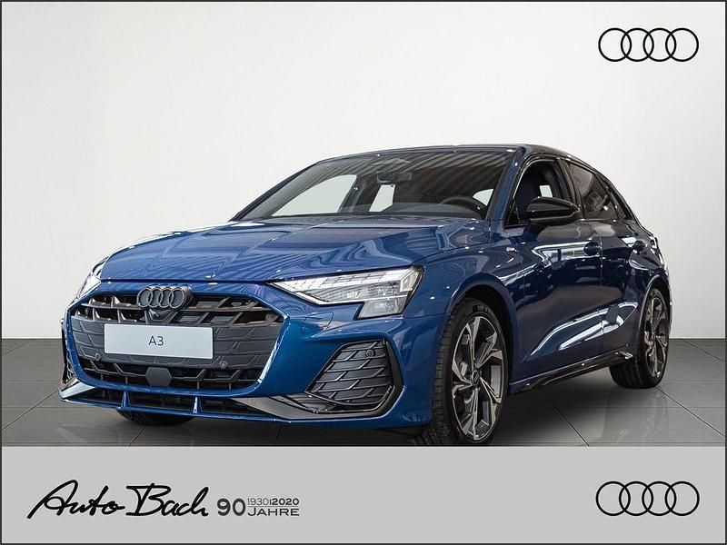 Ascariblau metallic Neu 2025 Audi A3 S-Line Limousine | 39.540 € (Fairer Preis) - Bild 1/4