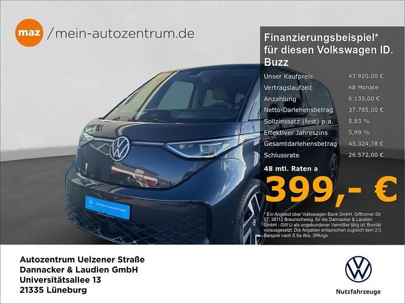 Gebraucht VW ID. Buzz Pro 150 kW (204 PS) 2023 Starlight blue metallic Van / Kleinbus