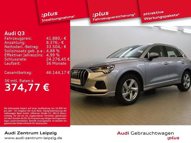 Florettsilber metallic Gebraucht 2024 Audi Q3 Advanced Plus SUV | 41.880 € (Fairer Preis) - Bild 1/3