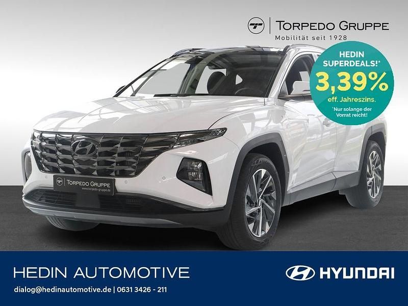 Atlas white / sol Gebraucht 2023 Hyundai Tucson Trend SUV | 28.750 € (Guter Preis) - Bild 1/4