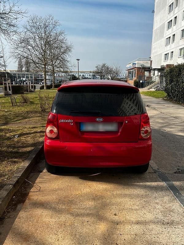 Gebraucht Kia Picanto 2008 Rot Kleinwagen