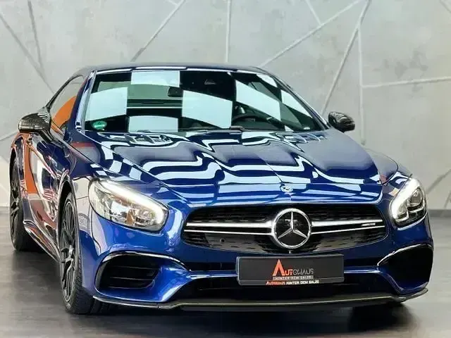 Gebraucht Mercedes SL63 AMG AMG 585 PS (430 kW) 2016 Blau Cabrio