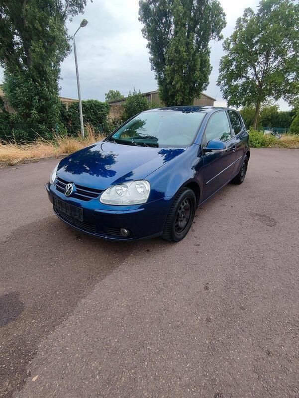 Blau Gebraucht 2006 VW Golf V Goal Kleinwagen | 1.500 € (Superpreis) - Bild 1/4