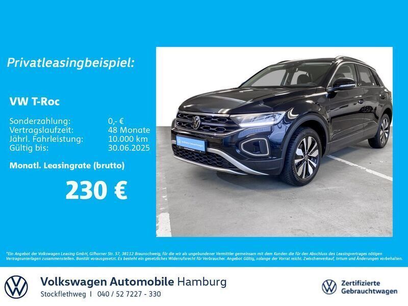 2t deep black perleffekt Gebraucht 2023 VW T-Roc Move SUV | 25.490 € (Guter Preis) - Bild 1/4
