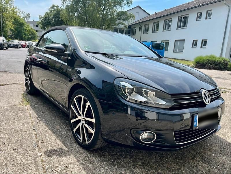Schwarz Gebraucht 2015 VW Golf Cabriolet Cabrio | 14.500 € (Etwas zu teuer) - Bild 1/4