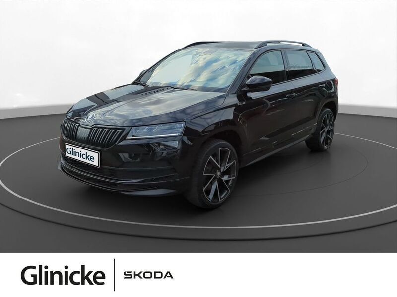 Schwarz Gebraucht 2020 Skoda Karoq SportLine SUV | 24.880 € (Etwas zu teuer) - Bild 1/4