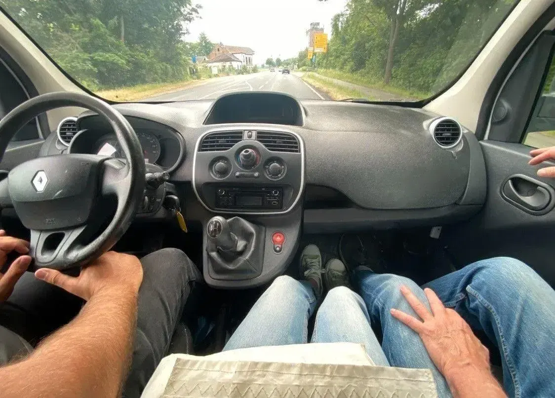 Gebraucht Renault Kangoo 90 PS (66 kW) 2014 Weiß Van / Kleinbus
