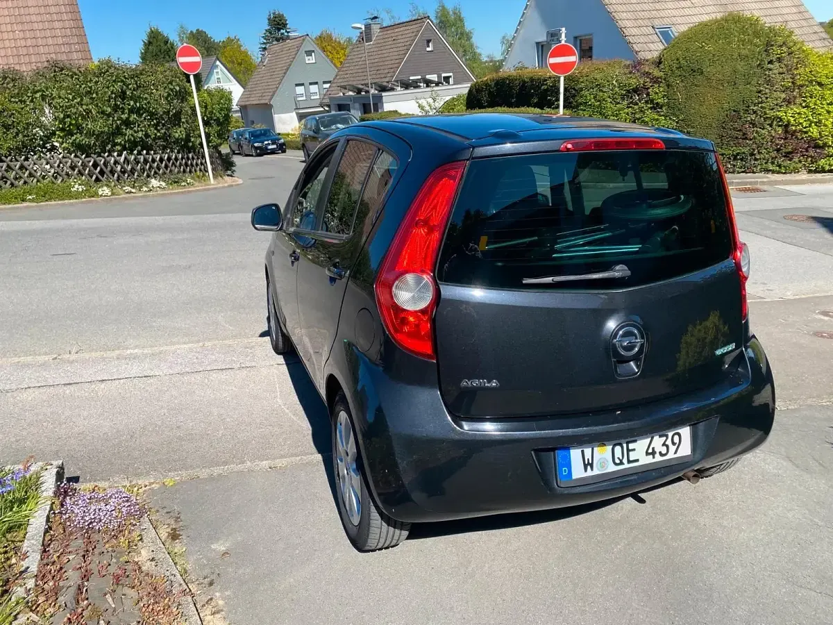Gebraucht Opel Agila 2009 Schwarz Kleinwagen