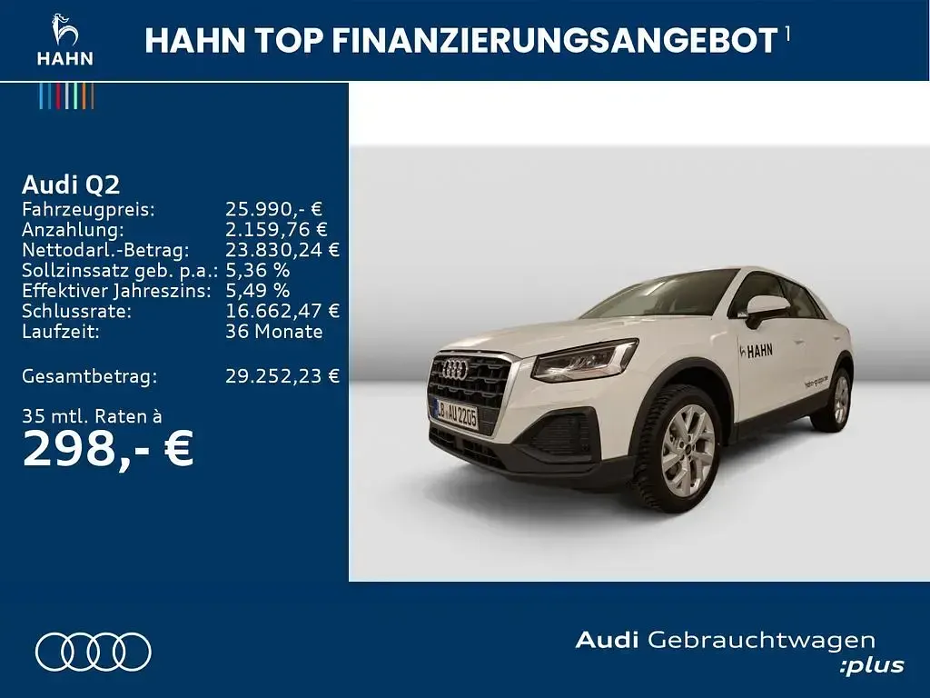 Gebraucht Audi Q2 Comfort 116 PS (85 kW) 2026 Weiß SUV