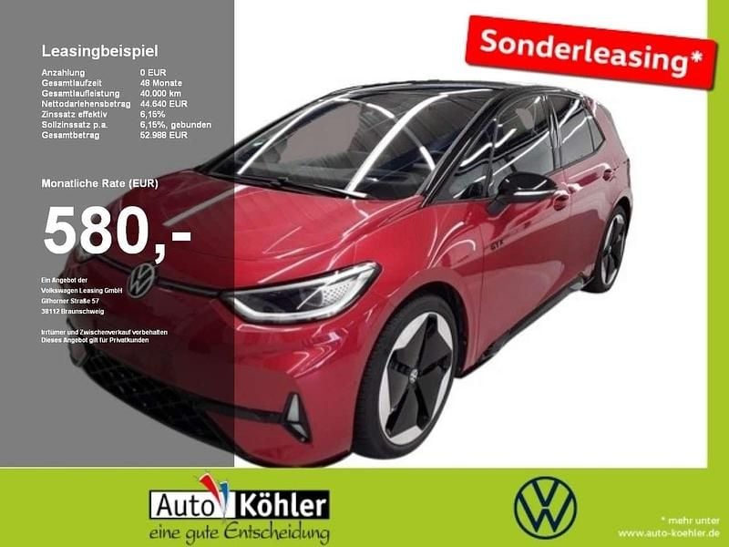 Gebraucht VW ID.3 GTX 239 kW (326 PS) 2024 Kings red schwarz Kleinwagen