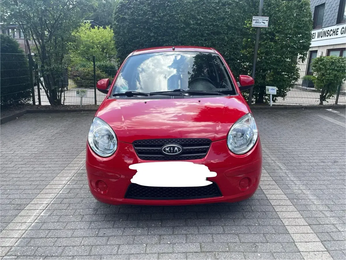 Gebraucht Kia Picanto 65 PS (47 kW) 2009 Rot Kleinwagen