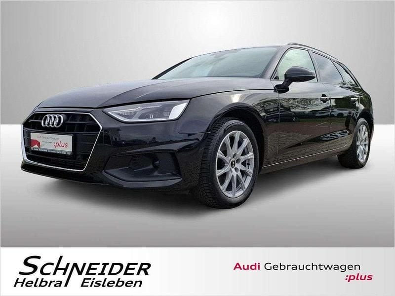 Mythosschwarz (metallic) Gebraucht 2021 Audi A4 Design Kombi | 26.880 € (Fairer Preis) - Bild 1/4