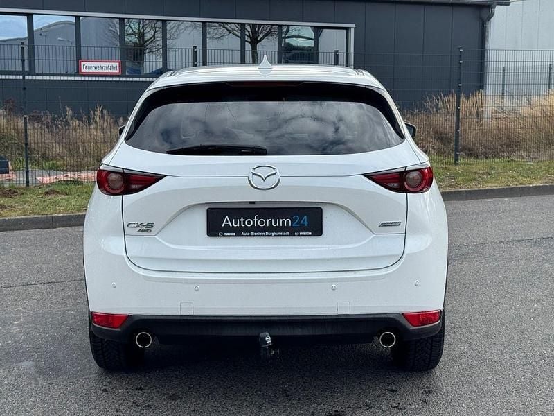 Gebraucht Mazda CX-5 Exclusive-Line 150 PS (110 kW) 2017 Weiß SUV