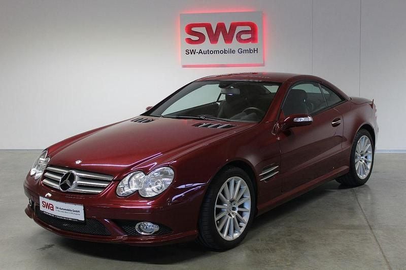 Silber metallic Gebraucht 2007 Mercedes SL500 AMG Cabrio | 37.900 € (Etwas zu teuer) - Bild 1/3