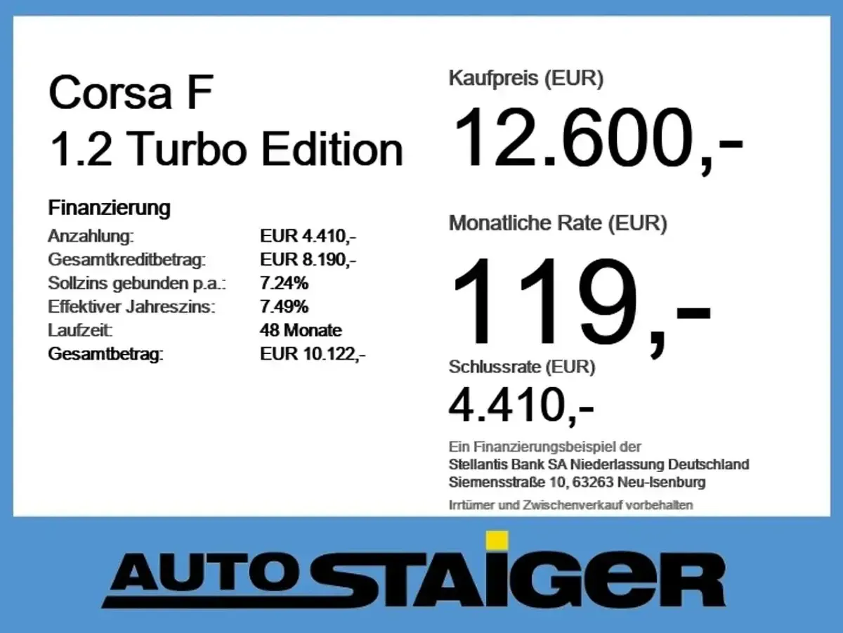 Gebraucht Opel Corsa Edition 101 PS (74 kW) 2023 Aluminium silber Kleinwagen