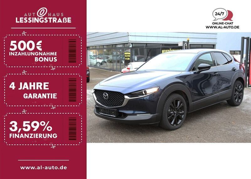 Blau Gebraucht 2022 Mazda CX-30 Homura-Line SUV | 24.880 € (Fairer Preis) - Bild 1/4