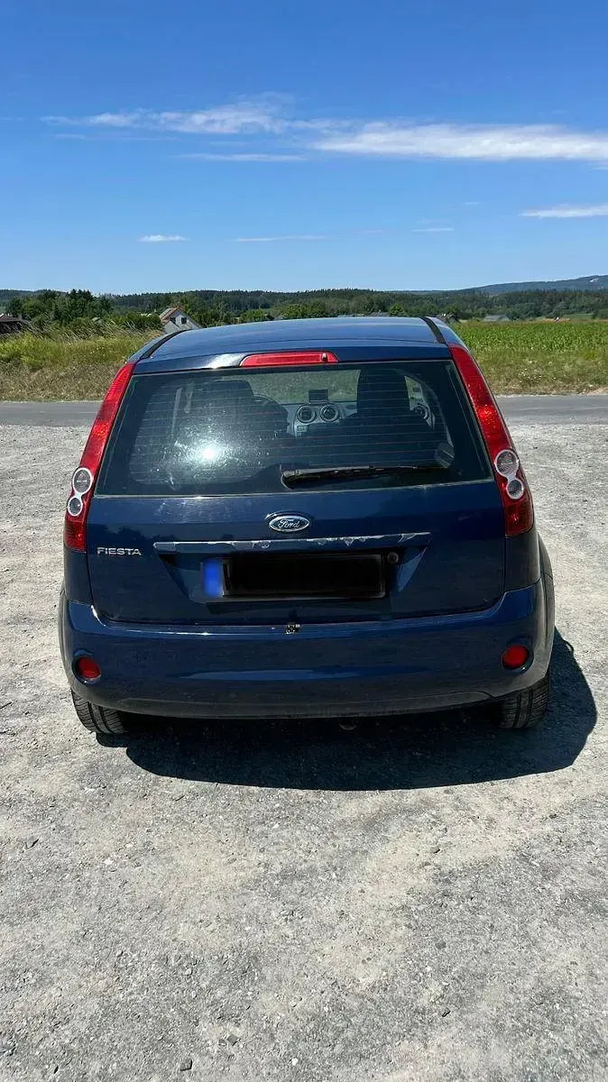 Gebraucht Ford Fiesta Style 69 PS (50 kW) 2008 Blau Kleinwagen