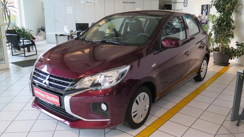 Rot Gebraucht 2021 Mitsubishi Space Star Spirit Kleinwagen | 10.900 € (Fairer Preis) - Bild 1/4