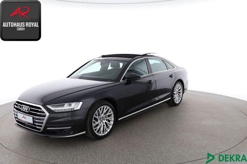 Grau (metallic) Gebraucht 2018 Audi A8 Comfort Limousine | 42.880 € (Fairer Preis) - Bild 1/4