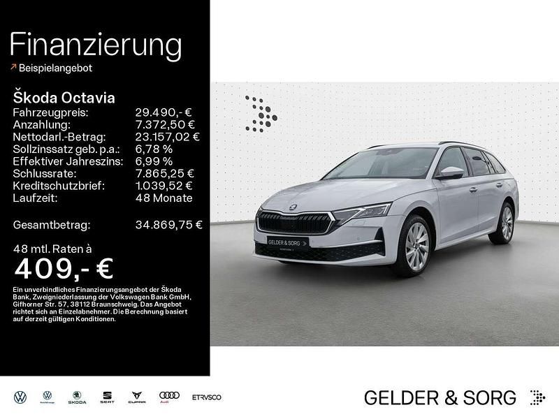 Gebraucht Skoda Octavia Selection 150 PS (110 kW) 2025 Moonweiss metallic Kombi