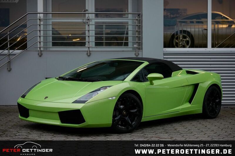 Grün Gebraucht 2008 Lamborghini Gallardo Cabrio | 114.500 € (Fairer Preis) - Bild 1/4