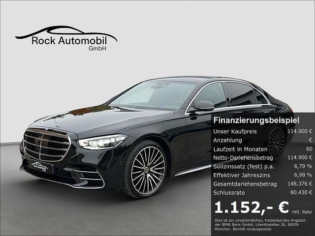 Schwarz Gebraucht 2021 Mercedes S400 AMG Limousine | 114.900 € - Bild 1/4