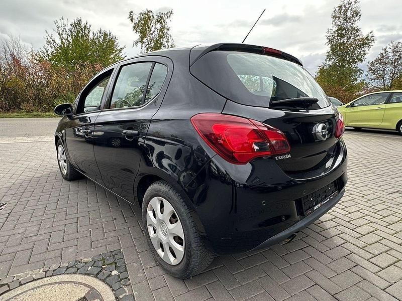 Gebraucht Opel Corsa Edition 101 PS (74 kW) 2017 Schwarz Limousine