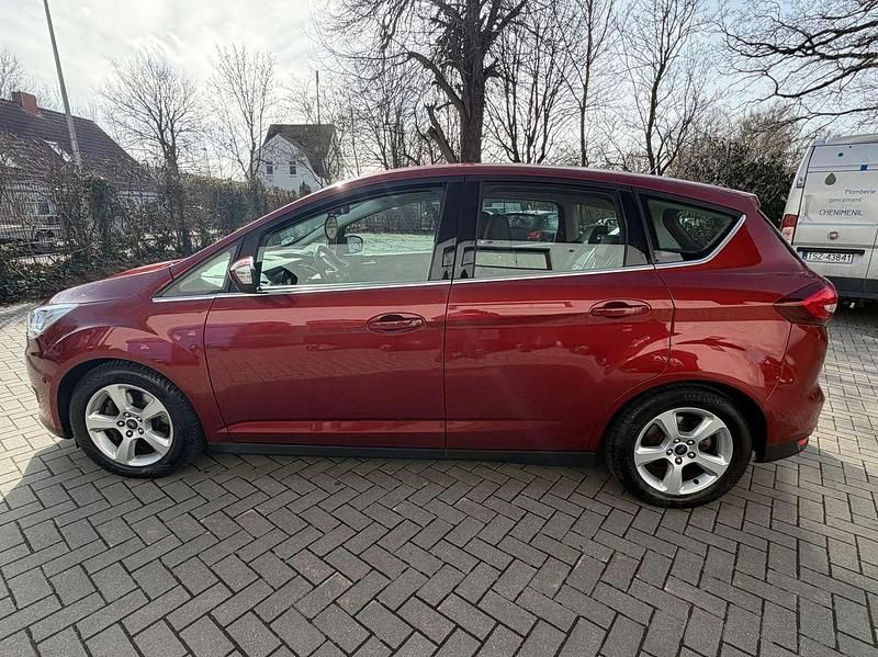 Gebraucht Ford C-MAX Titanium 150 PS (110 kW) 2015 Cranberryrot metallic Van / Kleinbus