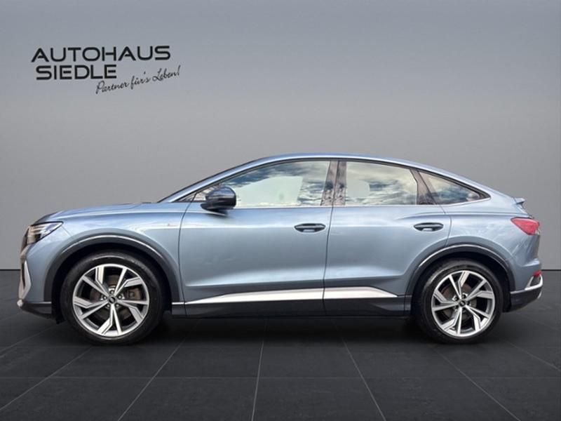 Gebraucht Audi Q4 Sportback e-tron S-Line 219 kW (299 PS) 2021 Blau SUV