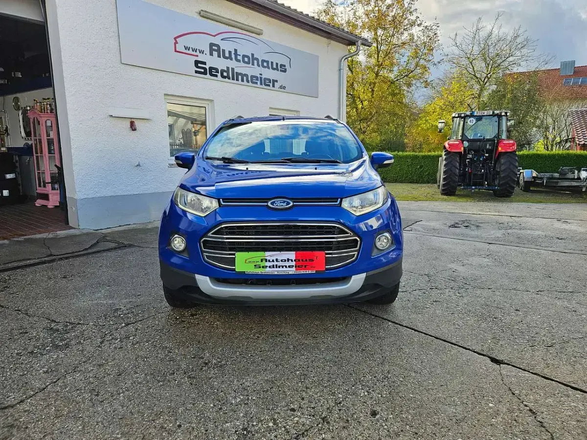 Gebraucht Ford Ecosport Titanium 125 PS (91 kW) 2016 Kinetic blau metallic SUV