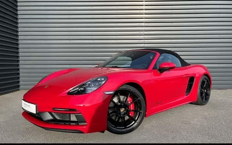 Rot Gebraucht 2024 Porsche 718 Boxster GTS Cabrio | 97.990 € (Fairer Preis) - Bild 1/4
