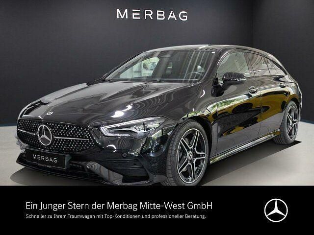 Lack kosmosschwarz Gebraucht 2024 Mercedes CLA180 Shooting Brake AMG Kombi | 34.930 € - Bild 1/4