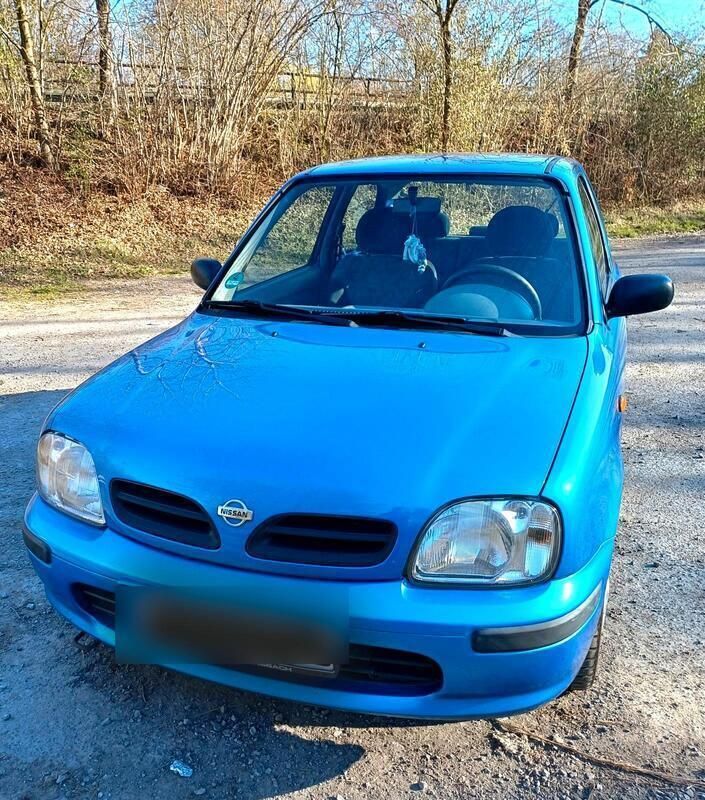 Blau Gebraucht 2000 Nissan Micra Kleinwagen | 999 € - Bild 1/4