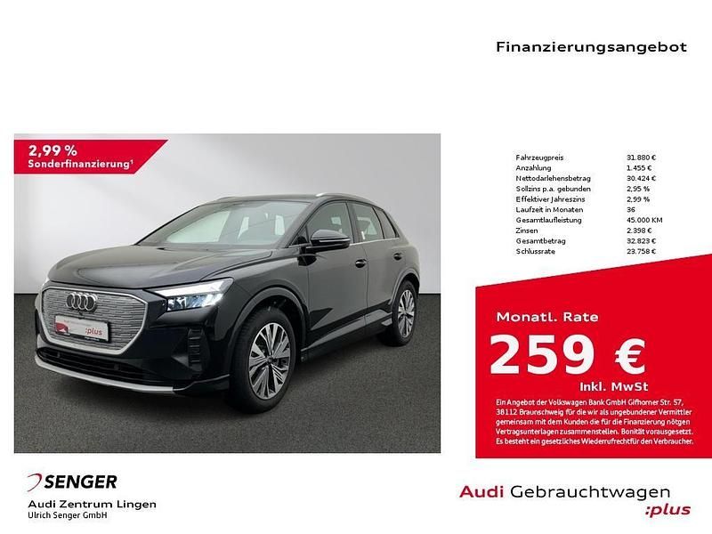 Gebraucht Audi Q4 e-tron Advanced 150 kW (204 PS) 2023 Mythosschwarz metallic SUV