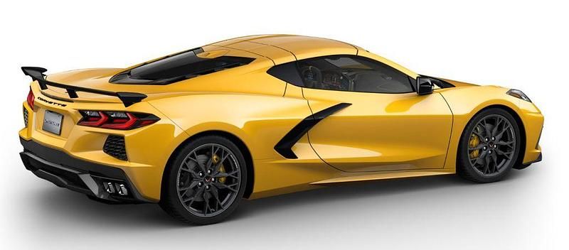 Neu Corvette C8 481 PS (353 kW) 2025 Gelb Coupé