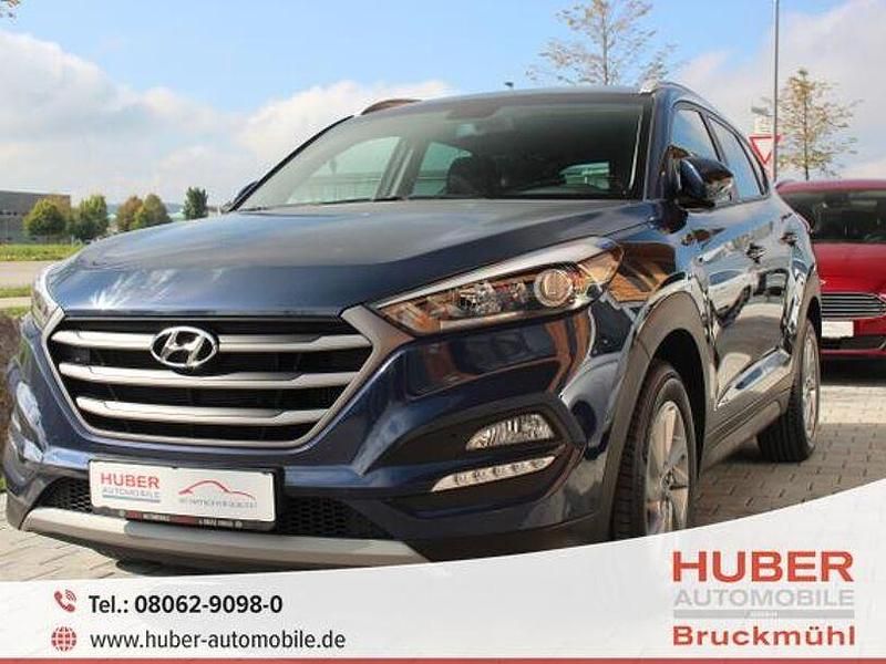 Blau Gebraucht 2017 Hyundai Tucson Trend SUV | 15.950 € (Fairer Preis) - Bild 1/4