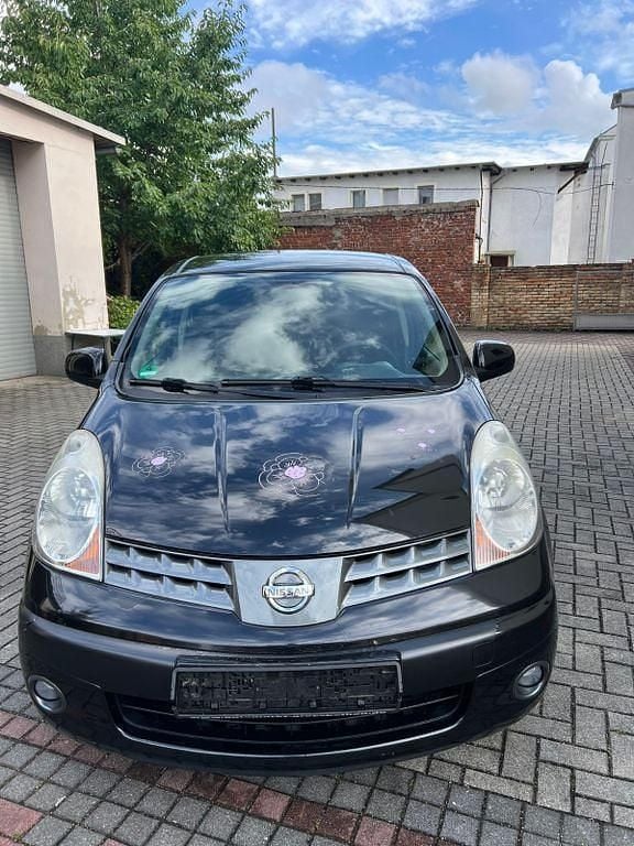 Gebraucht Nissan Note Visia 88 PS (64 kW) 2008 Schwarz Van / Kleinbus
