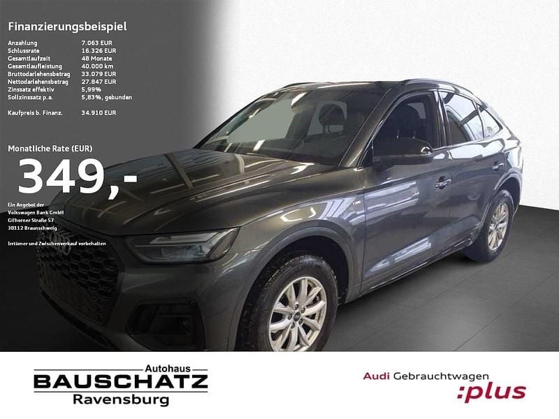 Grau Gebraucht 2022 Audi Q5 Sportback S-Line SUV | 34.910 € (Etwas zu teuer) - Bild 1/4