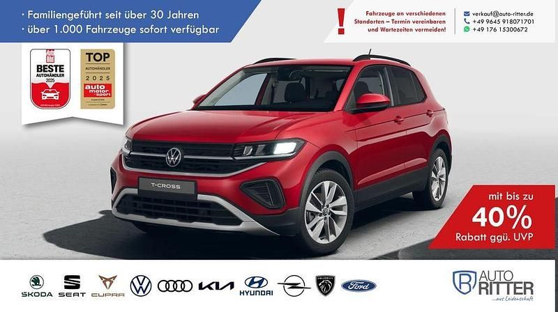 Rot Neu 2025 VW T-Cross SUV | 29.790 € (Fairer Preis) - Bild 1/4