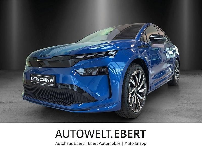 Blau Neu 2025 Skoda Enyaq iV SportLine SUV | 55.880 € (Fairer Preis) - Bild 1/4