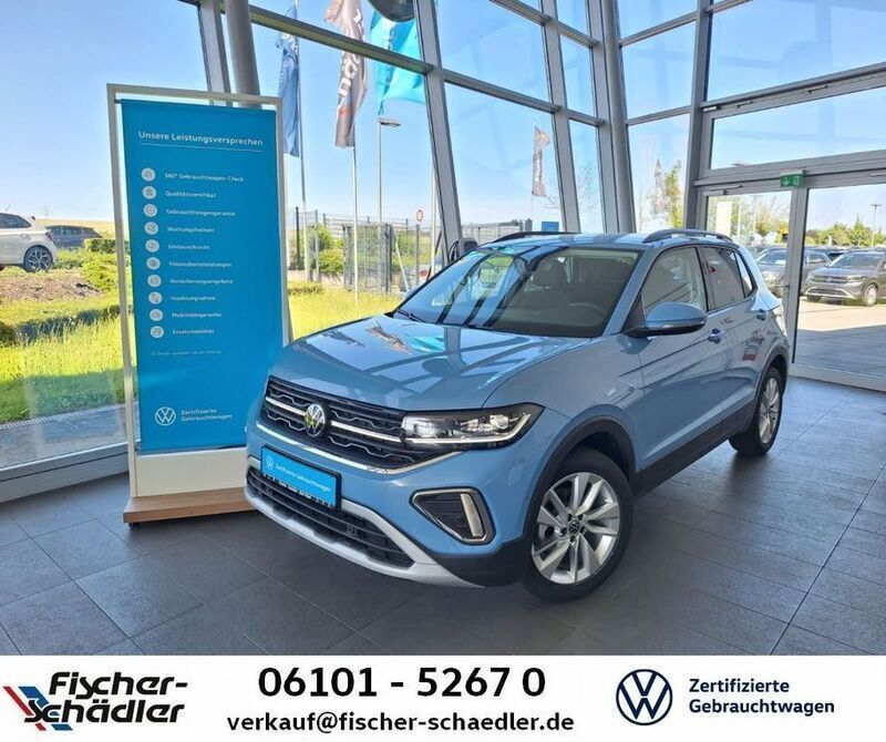 Clear blue Gebraucht 2025 VW T-Cross Life SUV | 26.650 € (Fairer Preis) - Bild 1/4