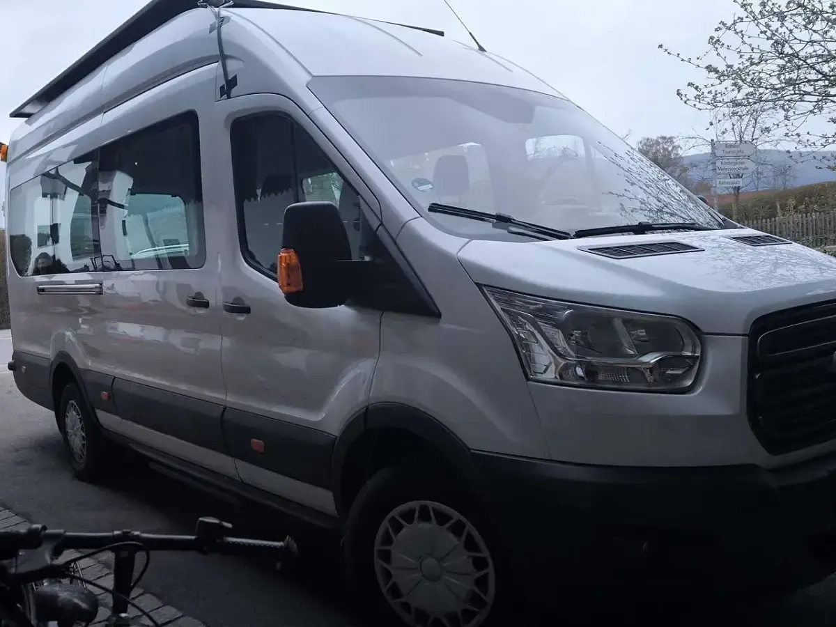 Gebraucht Ford Transit Trend 125 PS (91 kW) 2015 Weiß Van / Kleinbus