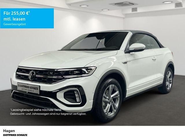 Pure white Neu 2025 VW T-Roc Cabriolet R-line Cabrio | 38.980 € (Superpreis) - Bild 1/4