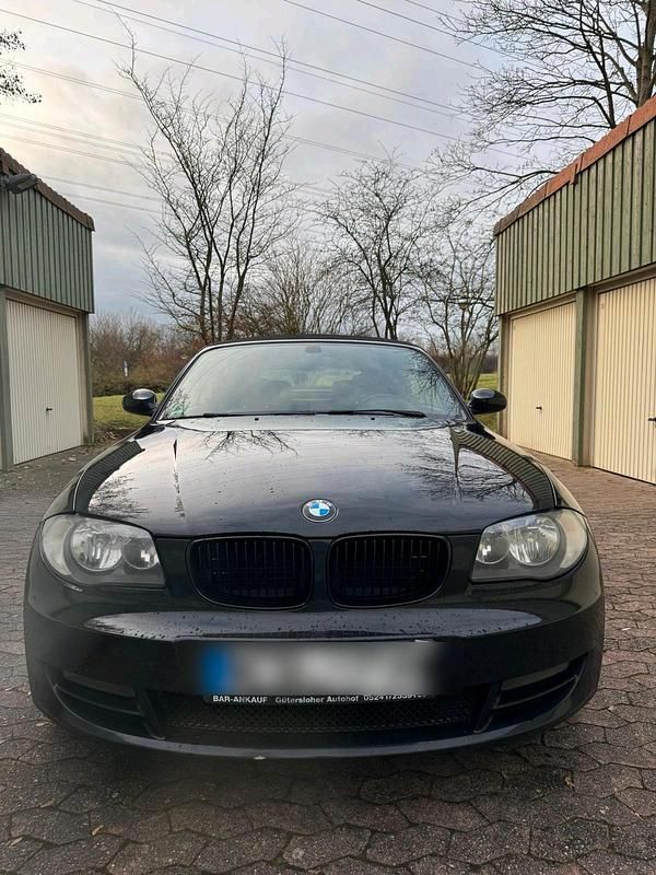 Schwarz Gebraucht 2008 BMW 118 Cabriolet Cabrio | 3.200 € (Superpreis) - Bild 1/4