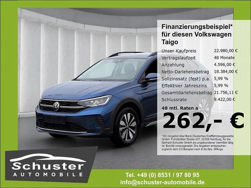 Gebraucht VW Taigo Move 116 PS (85 kW) 2024 Reef blue metallic SUV