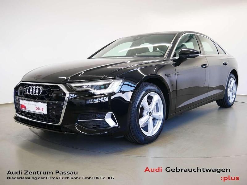 Mythosschwarz metallic Gebraucht 2024 Audi A6 Advanced Limousine | 47.128 € (Fairer Preis) - Bild 1/4