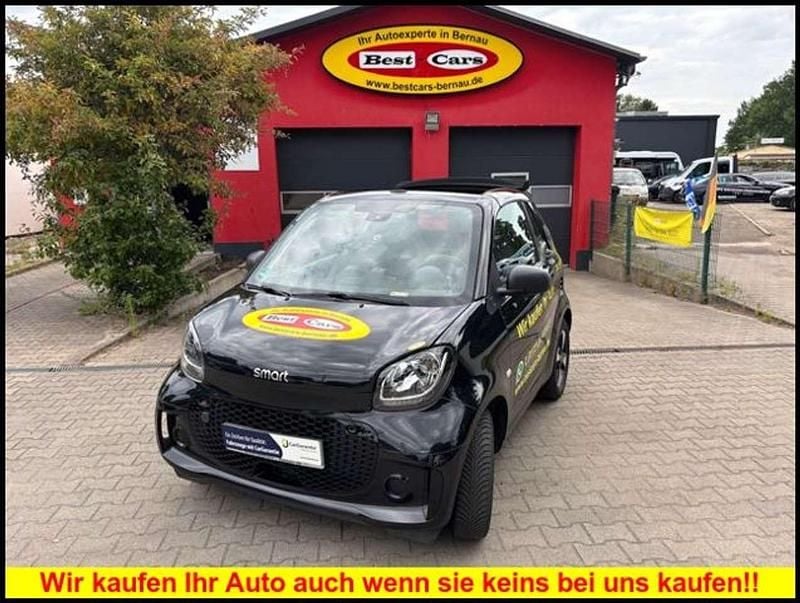 Schwarz Gebraucht 2021 Smart ForTwo Electric Drive Cabrio | 13.499 € (Fairer Preis) - Bild 1/4