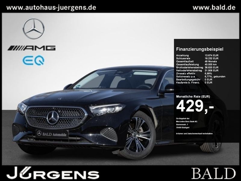 Unilack schwarz Gebraucht 2023 Mercedes E220 Avantgarde Limousine | 49.880 € (Fairer Preis) - Bild 1/4
